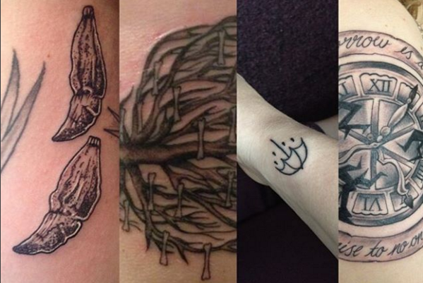 20 Rock + Metal Musicians With Tattoos of Bands